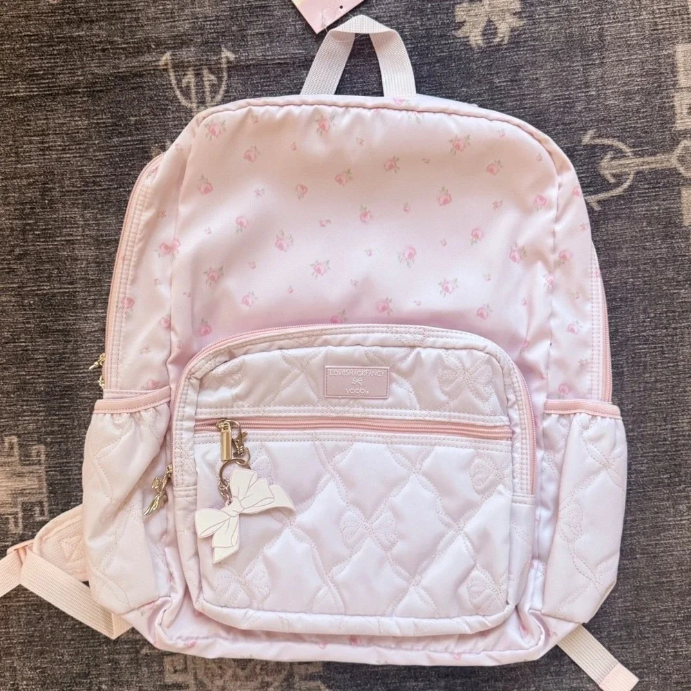 Love Shack Fancy Target Yoobi Blooming Heirloom Ditsy Backpack Ballet Bloom NEW